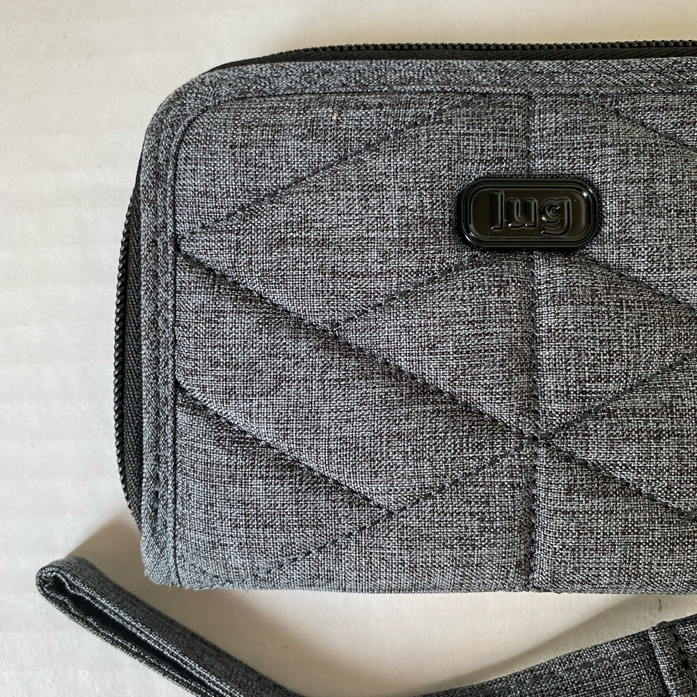 Lug Rodeo 2 Wallet Wristlet Heather Grey New - Picture 5 of 16